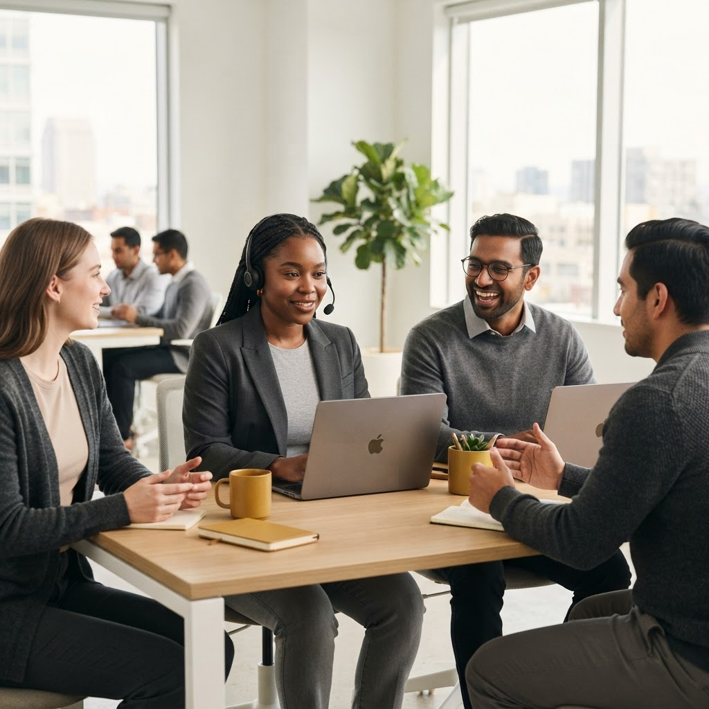 Customer success team using aitelecaller